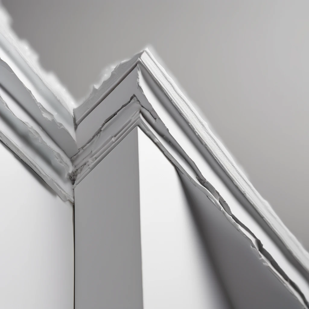 Perfect drywall finishing detail showing professional craftsmanship